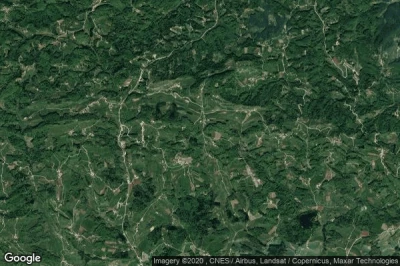 Vue aérienne de Dobje pri Planini