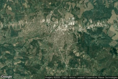 Vue aérienne de Derventa