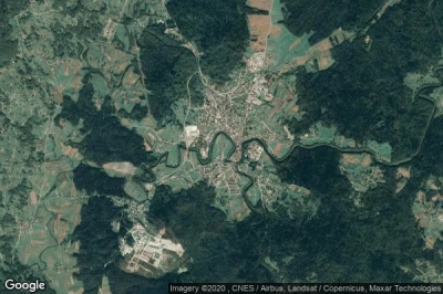 Vue aérienne de Crnomelj
