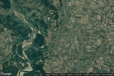 Vue aérienne de Crna Bara