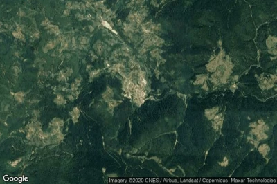 Vue aérienne de Cajnice