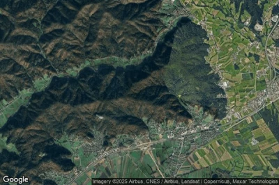Vue aérienne de Brezovica