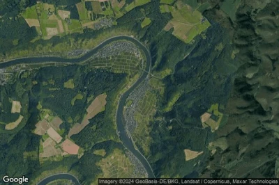 Vue aérienne de Bruttig-Fankel