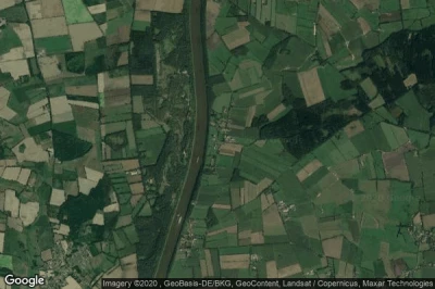 Vue aérienne de Bornholt