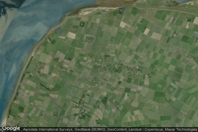 Vue aérienne de Oldsum
