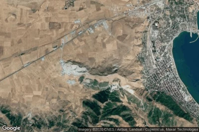 Vue aérienne de Bitlis