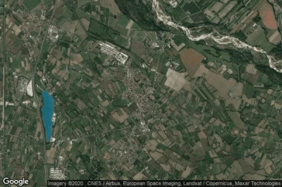 Vue aérienne de Maserada sul Piave