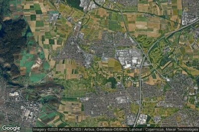 Vue aérienne de Landkreis Ludwigsburg