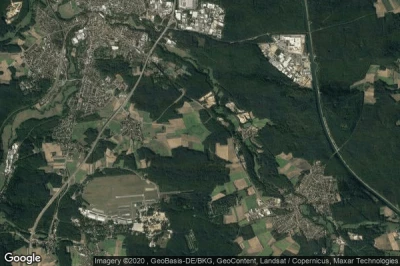 Vue aérienne de Landkreis Roth