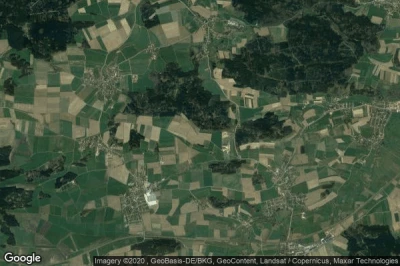 Vue aérienne de Landkreis Augsburg
