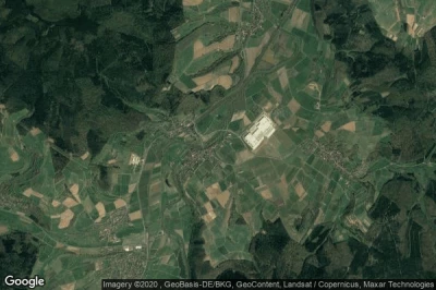 Vue aérienne de Landkreis Hersfeld-Rotenburg