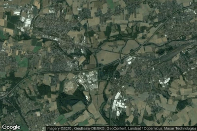 Vue aérienne de Arrondissement de Herford