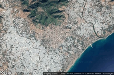 Vue aérienne de Anamur
