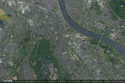 Vue aérienne de Bonn