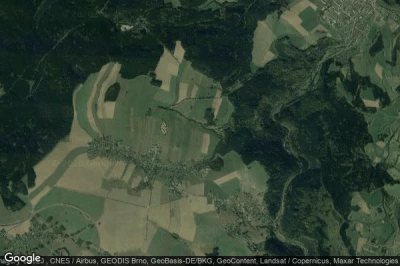 Vue aérienne de Erzgebirgskreis