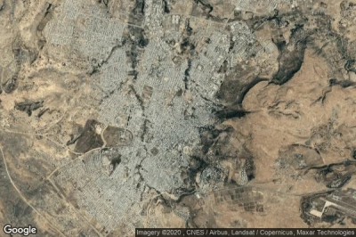 Vue aérienne de Mekele