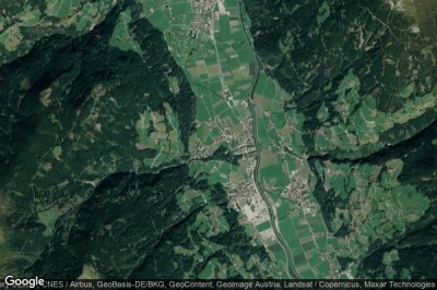 Vue aérienne de Ried im Zillertal
