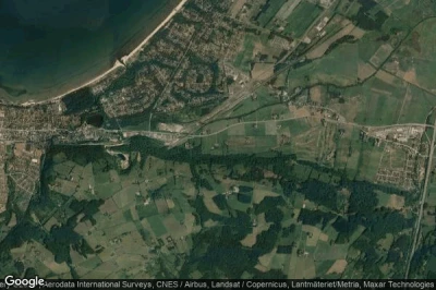 Vue aérienne de Petersberg