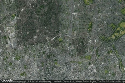 Vue aérienne de Hackney