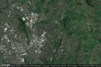 Vue aérienne de Borough of Oldham