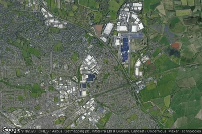 Vue aérienne de Borough of Swindon
