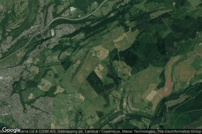 Vue aérienne de Neath Port Talbot