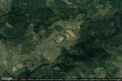 Vue aérienne de Zlínský kraj