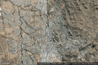 Vue aérienne de Windhoek