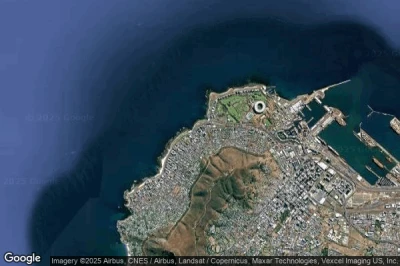 Vue aérienne de Drieankerbaai