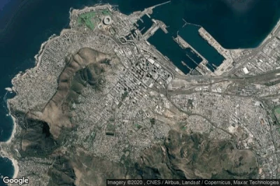 Vue aérienne de Cape Town