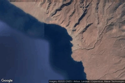 Vue aérienne de Tarrafal de São Nicolau