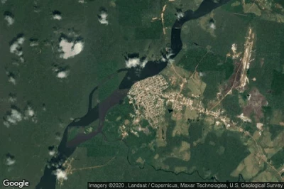 Vue aérienne de Oiapoque
