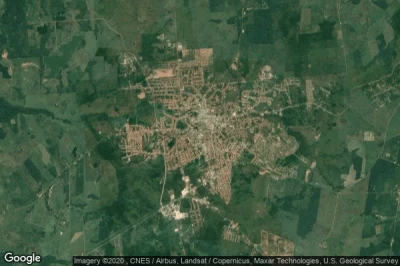 Vue aérienne de Capanema