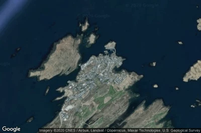 Vue aérienne de Stykkisholmur