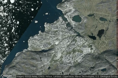 Vue aérienne de Ilulissat