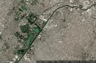 Vue aérienne de Villa Diamante