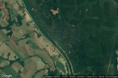 Vue aérienne de Puerto Paulito