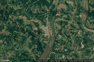 Vue aérienne de El Soberbio