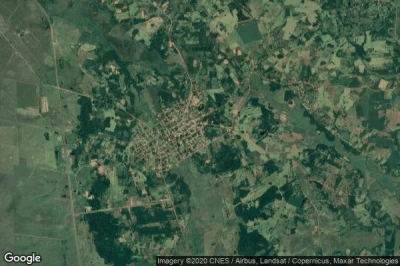 Vue aérienne de San Pedro del Parana