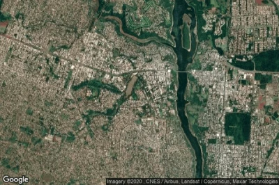 Vue aérienne de Ciudad del Este