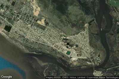 Vue aérienne de Delta del Tigre