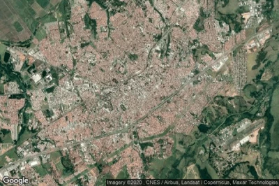 Vue aérienne de Taubate