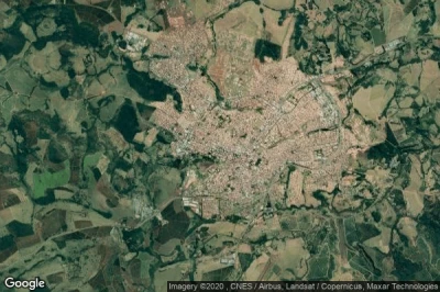 Vue aérienne de São Sebastiao do Paraiso