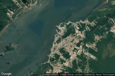 Vue aérienne de São Francisco do Sul