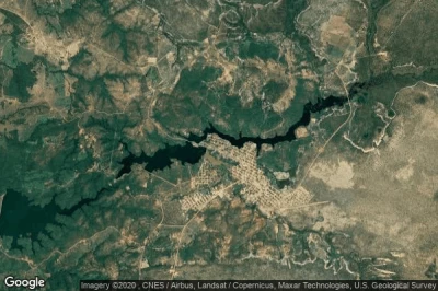 Vue aérienne de São Domingos