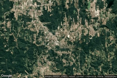 Vue aérienne de São Bento do Sul