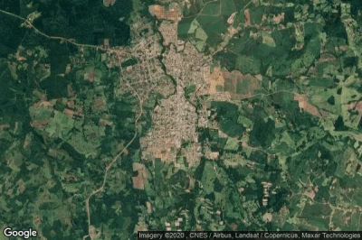Vue aérienne de Santo Antonio do Sudoeste