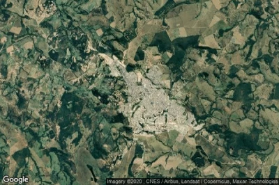 Vue aérienne de Santo Antonio do Monte