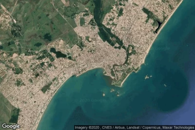 Vue aérienne de Rio das Ostras