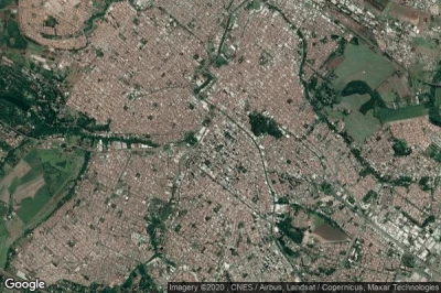 Vue aérienne de Ribeirao Preto